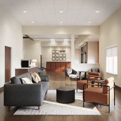 Garner Hotel - newly renovated lobby