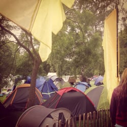 Cherry Hinton Hall park - Camping for the fest!