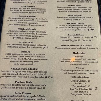 Mari's Kitchen - Menu - Breakfast & Brunch Near Me - Florence, Oregon Mari's Kitchen - Menu - Breakfast & Brunch Near Me - Florence, Oregon