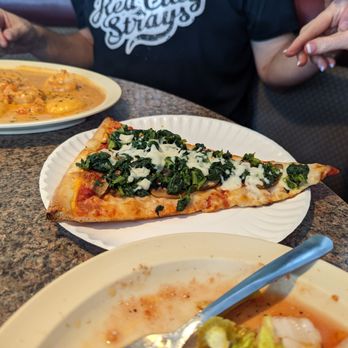 Joes Pizza Pasta & Subs - Alfredo and Spinach Pizza - Italian Near Me - Carrollton, Texas