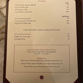 Napa Rose - Champagne and caviar options - American Near Me - Anaheim, California Napa Rose - Champagne and caviar options - American Near Me - Anaheim, California