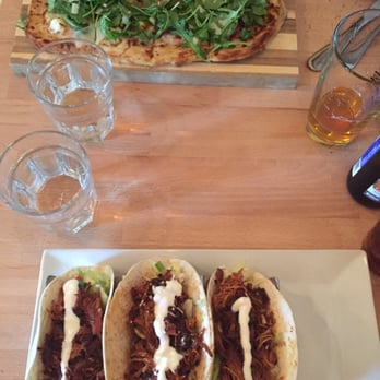 Kate's Simple Eats - Prosciutto flatbread and a BBQ chicken tacos - Sandwiches Near Me - Marion, Massachusetts