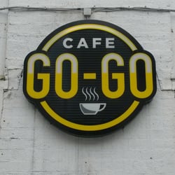 Cafe Go Go - Cafe go-go signage