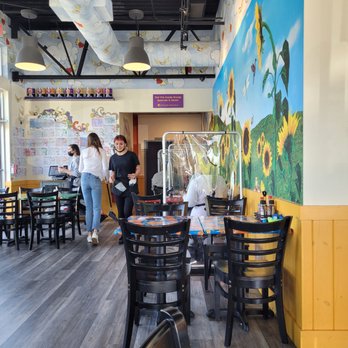 The Flying Biscuit Cafe - Plastic dividers between tables - Breakfast & Brunch Near Me - Kennesaw, Georgia The Flying Biscuit Cafe - Plastic dividers between tables - Breakfast & Brunch Near Me - Kennesaw, Georgia