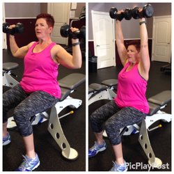 My Wellness Solutions - Julie doing Overhead Press