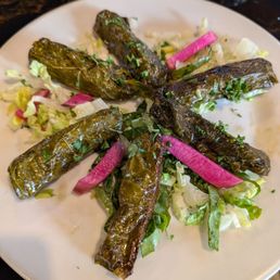 Lemony grape leaves