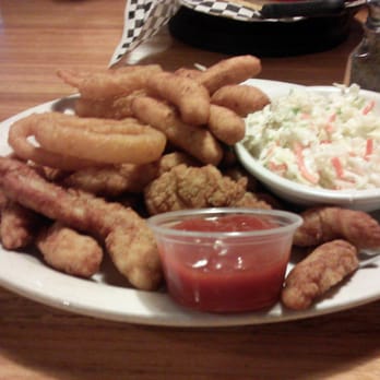 Carolina Grill - Clam strips w/ Onion Rings & slaw - American Near Me - New Bern, North Carolina Carolina Grill - Clam strips w/ Onion Rings & slaw - American Near Me - New Bern, North Carolina