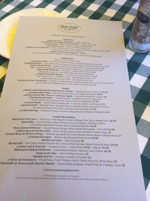 Menu photo 4 Ridgway Bar & Grill Naples, FL Menu photo 4 Ridgway Bar & Grill Naples, FL