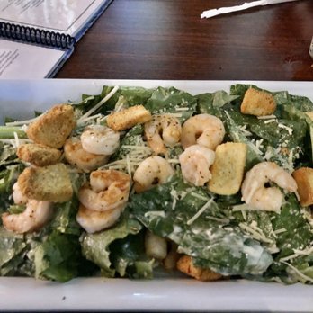 Break Awayz - Classic Caesar Salad with grilled shrimp; so delicious! - Bars Near Me - Flagler Beach, Florida