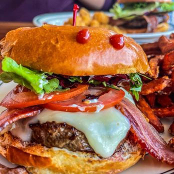Maverick Jack's - San Mateo - Monterey Express Burger w/upgraded sweet Potato French Fries - Burgers Near Me - San Mateo, California Maverick Jack's - San Mateo - Monterey Express Burger w/upgraded sweet Potato French Fries - Burgers Near Me - San Mateo, California