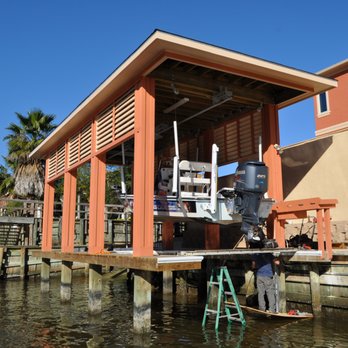 Dockside Development And Construction - front of boathouse - General Contractors Near Me - League City, Texas Dockside Development And Construction - front of boathouse - General Contractors Near Me - League City, Texas