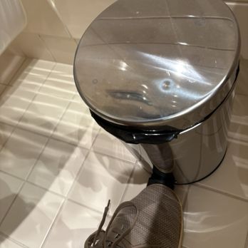 Clarion Hotel Sign - Nonfunctional waste basket in the bathroom - Hotels Near Me - Stockholm, Alberta Clarion Hotel Sign - Nonfunctional waste basket in the bathroom - Hotels Near Me - Stockholm, Alberta