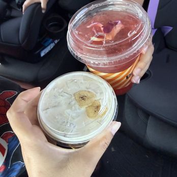 Better Buzz Coffee Riverside - Banana matcha & Strawberry Rose lemonade - Coffee & Tea Near Me - Riverside, California Better Buzz Coffee Riverside - Banana matcha & Strawberry Rose lemonade - Coffee & Tea Near Me - Riverside, California