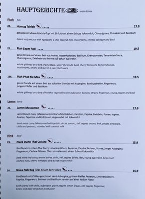Menu photo 3 Thai Cuisine Berlin Zehlendorf Berlin, BE