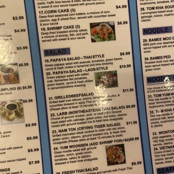 ZaZa Thai - Thai Near Me - McKinney, Texas
