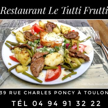 Tutti Frutti - Plat du jour du restaurant Le Tutti Frutti à Toulon - Mediterranean Near Me - Toulon, 83