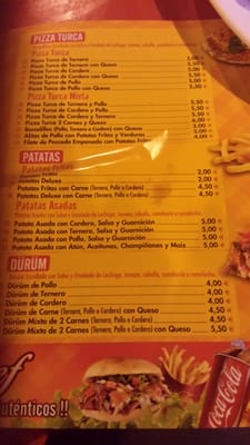 Menu photo 2 Kebab Chef Córdoba, CO