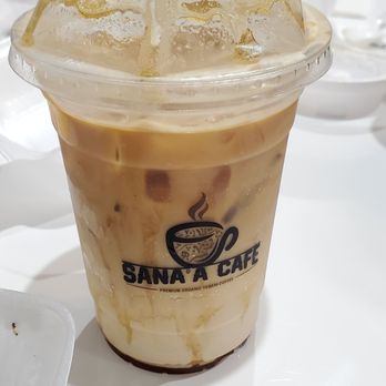 Sana'a Cafe - Iced Sana'a Latte - Coffee & Tea Near Me - Lake Forest, California Sana'a Cafe - Iced Sana'a Latte - Coffee & Tea Near Me - Lake Forest, California