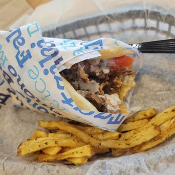 Nick The Greek - Gyro Sandwich wirh Fries on the side. - Greek Near Me - Santa Maria, California Nick The Greek - Gyro Sandwich wirh Fries on the side. - Greek Near Me - Santa Maria, California