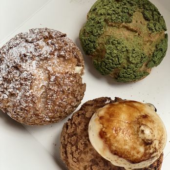 Bibble & Sip - Matcha White Chocolate Cream Puff, earl grey cream puff, Brown Sugar Boba Puff - Coffee & Tea Near Me - New York, New York Bibble & Sip - Matcha White Chocolate Cream Puff, earl grey cream puff, Brown Sugar Boba Puff - Coffee & Tea Near Me - New York, New York