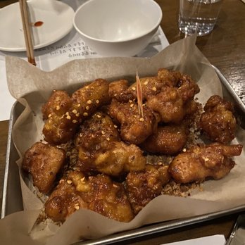 Take31 - Garlic Crust and Spicy Crispy Chicken - Korean Near Me - New York, New York