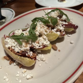Butter Midtown - Endive & Grilled Peach Salad - New American Near Me - New York, New York Butter Midtown - Endive & Grilled Peach Salad - New American Near Me - New York, New York
