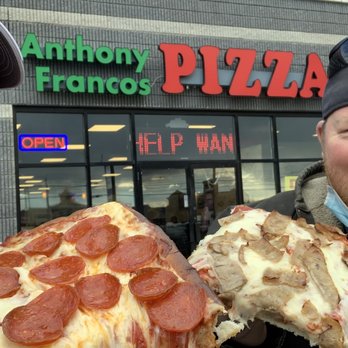 Anthony Francos Pizza - @BigDudesBigFoods having some #GiantSlices @AnthonyFrancosOfRoxbury - Pizza Near Me - Roxbury, New Jersey Anthony Francos Pizza - @BigDudesBigFoods having some #GiantSlices @AnthonyFrancosOfRoxbury - Pizza Near Me - Roxbury, New Jersey