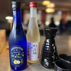 Element Restaurant & Bar - Sake options: moonstone asian pear, sparkling sake, house sake (served warm)