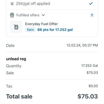 Chevron - Receipt - Gas Stations Near Me - West Covina, California Chevron - Receipt - Gas Stations Near Me - West Covina, California