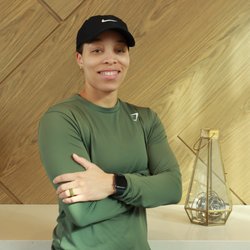 College Park Fitness Studio - AJ
NASM Certified Personal Trainer and a former Division I athlete. She can help you achieve your goals: muscle gain, weight loss, mobility