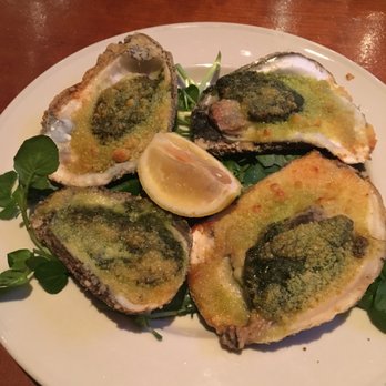 Old Ebbitt Grill - Rockerfeller oysters - baked with pesto and cheese. Yummy! - Bars Near Me - Washington, DC, District of Columbia Old Ebbitt Grill - Rockerfeller oysters - baked with pesto and cheese. Yummy! - Bars Near Me - Washington, DC, District of Columbia