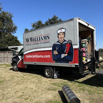 Air Express - McWilliams Install truck - Heating & Air Conditioning/HVAC Near Me - Richmond, Texas Air Express - McWilliams Install truck - Heating & Air Conditioning/HVAC Near Me - Richmond, Texas