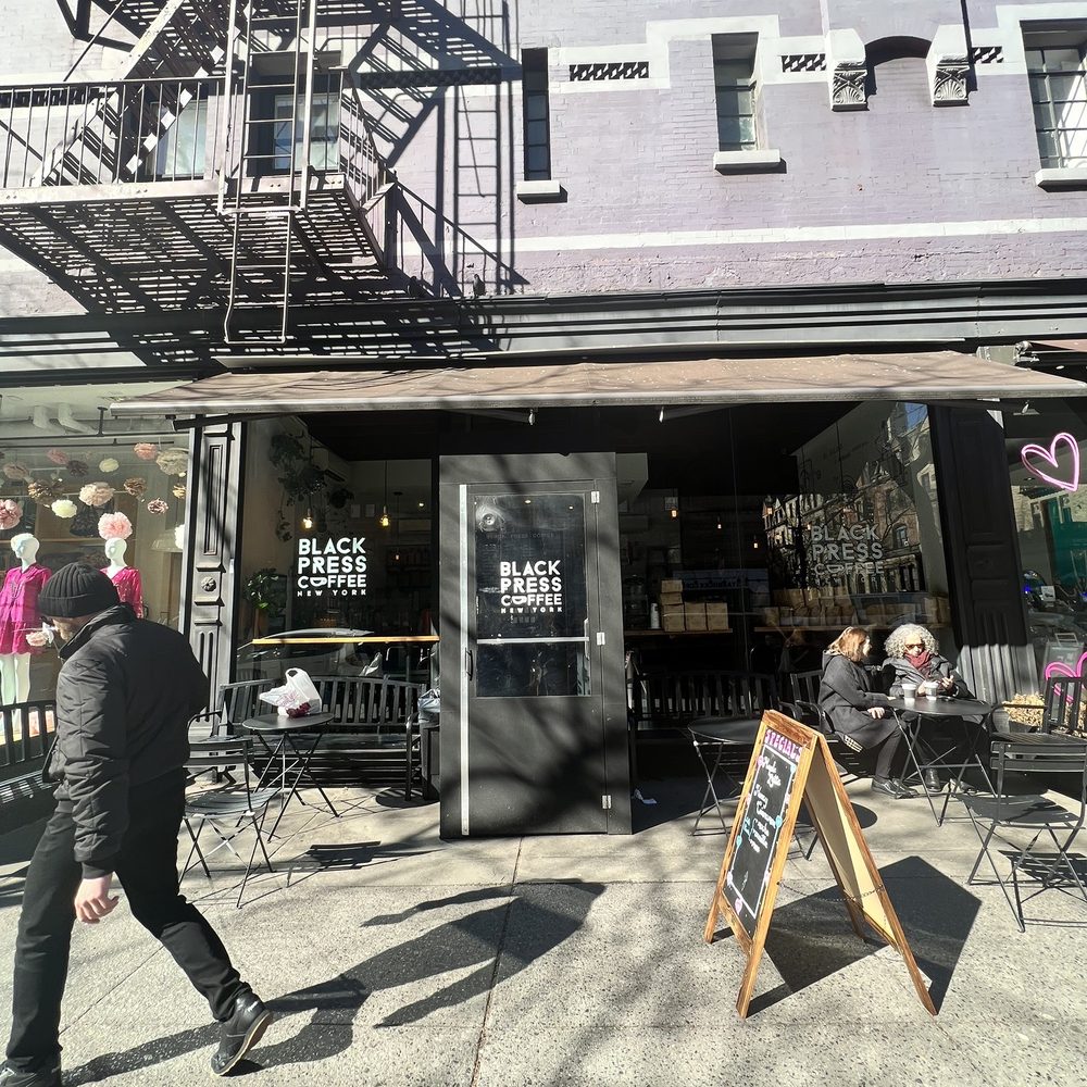 Black Press Coffee - Outside - Coffee & Tea Near Me - New York, New York Black Press Coffee - Outside - Coffee & Tea Near Me - New York, New York