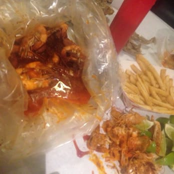 The Crab Bucket - 1 pound of shrimp and a pound of sausage! It was delicious but I think I might go a bit hotter next time! - Cajun/Creole Near Me - Salinas, California The Crab Bucket - 1 pound of shrimp and a pound of sausage! It was delicious but I think I might go a bit hotter next time! - Cajun/Creole Near Me - Salinas, California