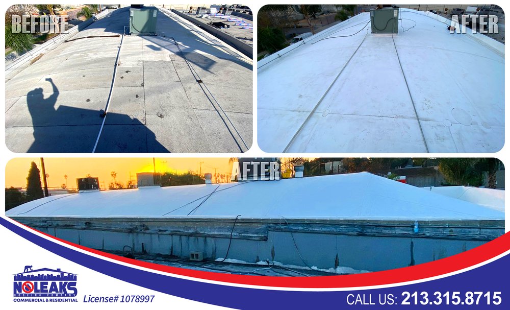 Slide of No Leaks Roofing