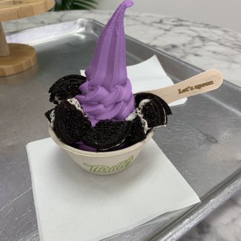 Thrills Soft Serve - Ube with Oreos - Ice Cream & Frozen Yogurt Near Me - Honolulu, Hawaii Thrills Soft Serve - Ube with Oreos - Ice Cream & Frozen Yogurt Near Me - Honolulu, Hawaii