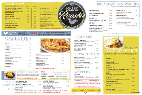 Menu photo 1 Blue Rooster Ajax, ON
