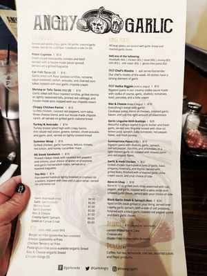 Menu photo 2 Angry Garlic Baldwinsville, NY Menu photo 2 Angry Garlic Baldwinsville, NY
