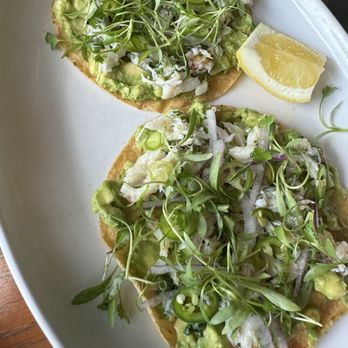 Saizon - Crab tostada - New American Near Me - Fresno, California Saizon - Crab tostada - New American Near Me - Fresno, California
