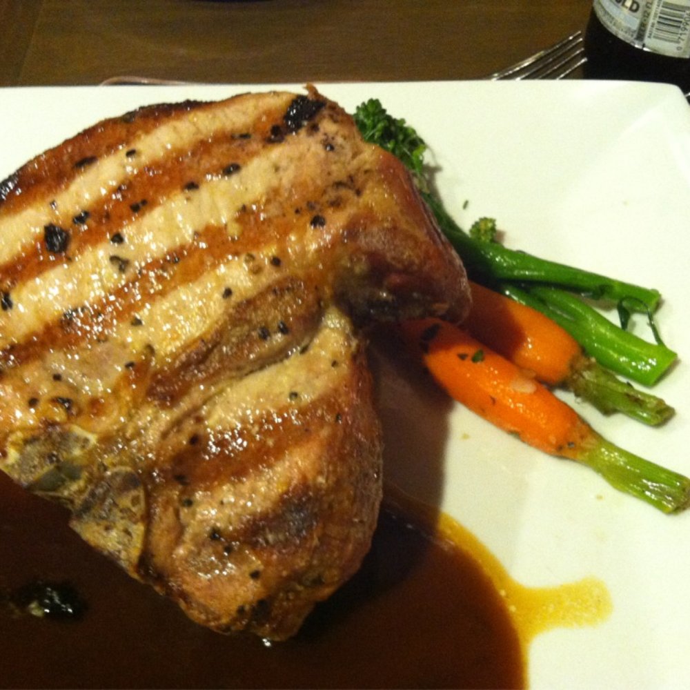 Bistro 72 - Pork t bone - American Near Me - Riverhead, New York