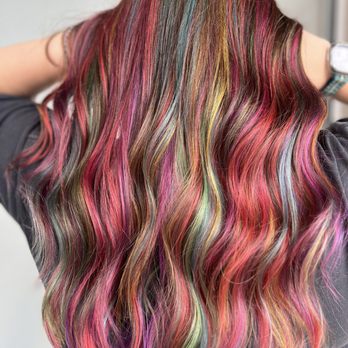 Violet Moon Salon  - Rainbow hair - Hair Salons Near Me - Austin, Texas