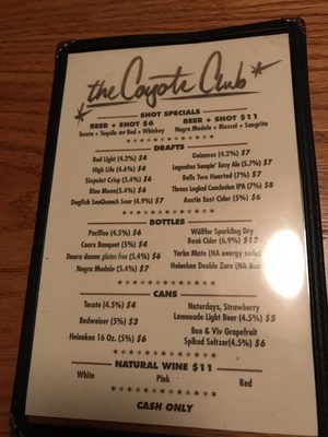 The Coyote Club by null