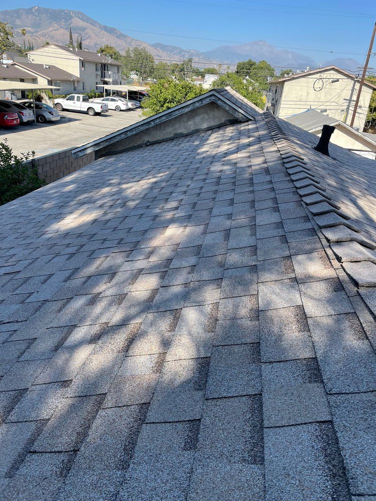 Slide of Steep Flat Roofing