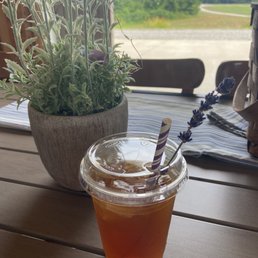 Arnold Palmer with lavender syrup! So good! Arnold Palmer with lavender syrup! So good!