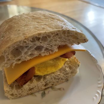 The Greenhouse Cafe - Ham egg cheese on rosemary ciabatta - Coffee & Tea Near Me - Fort Ritchie, Maryland The Greenhouse Cafe - Ham egg cheese on rosemary ciabatta - Coffee & Tea Near Me - Fort Ritchie, Maryland