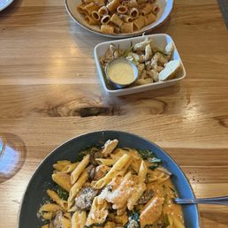 Pasta Gia with gluten free pasta and Rigatoni Pasta Gia with gluten free pasta and Rigatoni