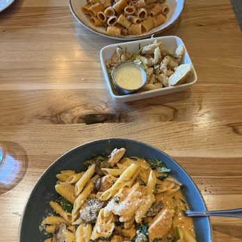 Gia Mia - Pasta Gia with gluten free pasta and Rigatoni - Italian Near Me - Lombard, Illinois Gia Mia - Pasta Gia with gluten free pasta and Rigatoni - Italian Near Me - Lombard, Illinois