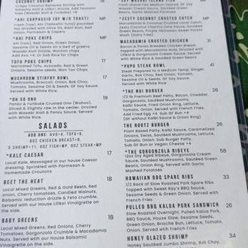 Tahiti Nui - Menu - Seafood Near Me - Hanalei, Hawaii Tahiti Nui - Menu - Seafood Near Me - Hanalei, Hawaii