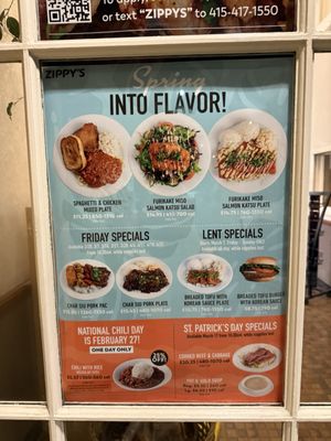 Menu photo 2 Zippy's Kalihi Honolulu, HI