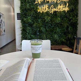 Gratitude Coffee Bar - Iced matcha latte - Coffee & Tea Near Me - Concord, California